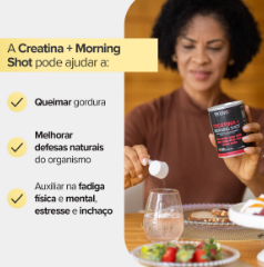 1 Creatina Morning Shot + 1 Balm de Dores