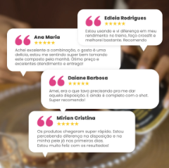 4 Creatinas Morning Shot + 1 Creme Facial + 1 Retinol