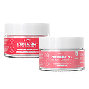 1 pote Resveratrol e 1 pote Retinol