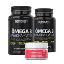 2 Ômega 3 + 1 Creme Retinol